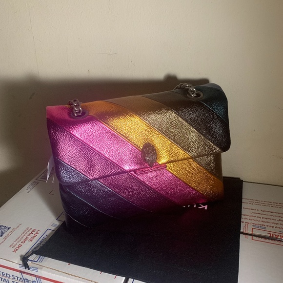 Kurt Geiger Multicolor Striped Crossbody Bag - Picture 6 of 9